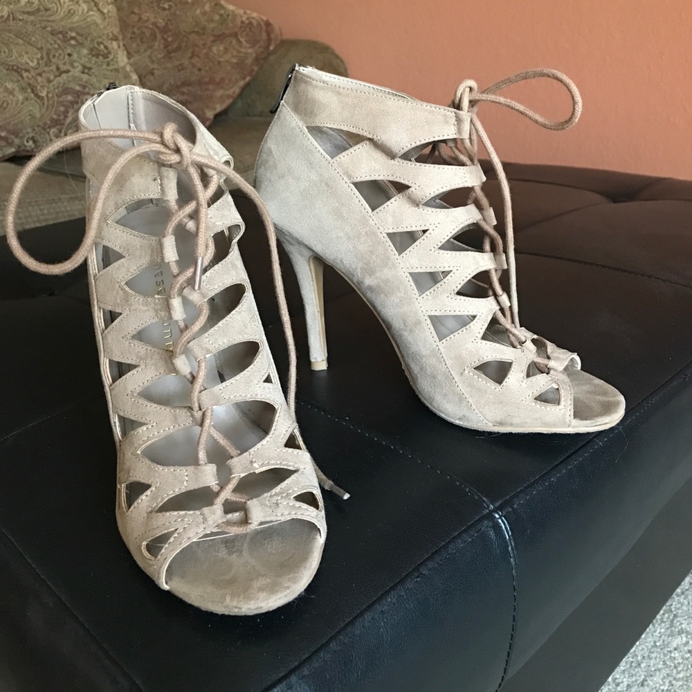 Taupe High Heels